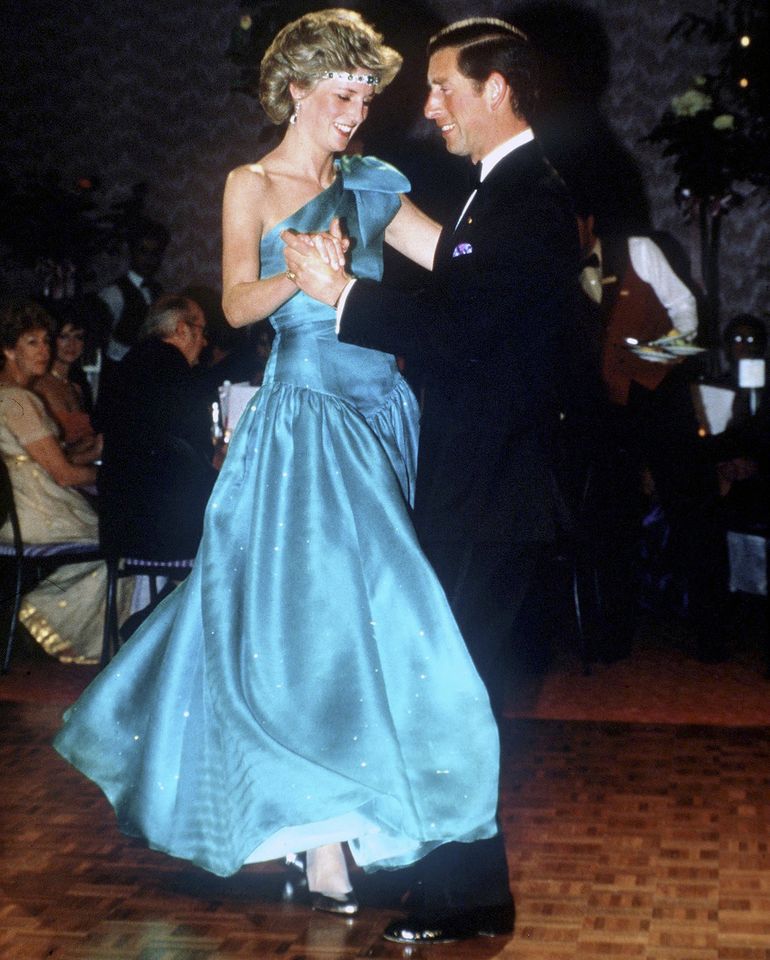 Princess Diana and Prince Charles dance together at a charity ball at the Southern Cross Hotel in Melbourne, Australia, on Oct. 30, 1985Credit: Tim Graham Photo Library via Getty Images