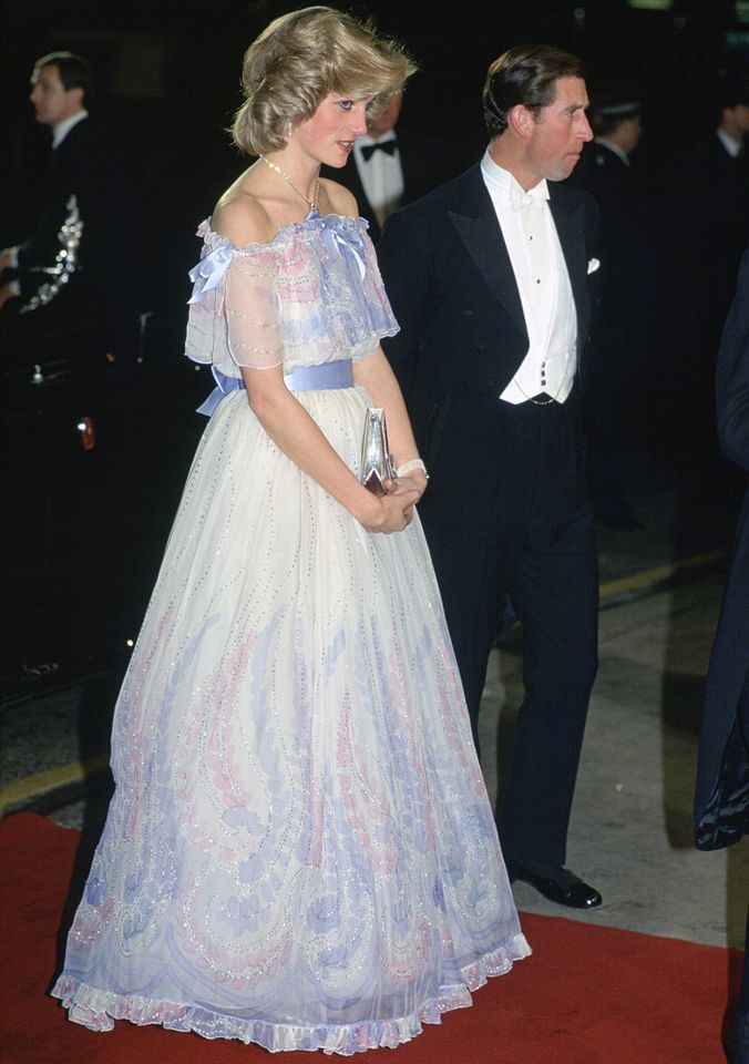 Princess Diana and Prince Charles attend a Royal Variety performance in London on Nov. 19, 1984Credit: Tim Graham Photo Library via Getty Images