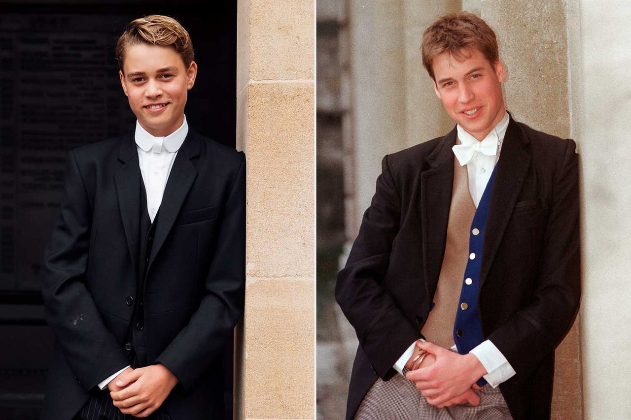Prince George begins first day at Eton College, Prince William At Eton College Wearing A Waistcoat Which Is His Privilege As A Member Of The Elite Prefect Society Called 'pop' Prince George on his first day at Eton College; Prince William at Eton, wearing a colorful waistcoat as is his privilege as a ‘pop’Credit: Matt Porteous / Kensington Palace; Tim Graham Photo Library via Getty