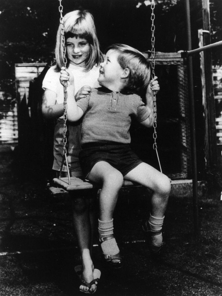 Diana Spencer and Charles SpencerCredit: Hulton Archive/Getty