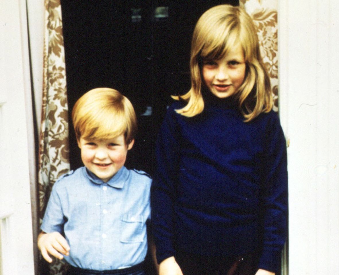 Lady Diana Spencer and her brother Charles Spencer in 1968.Credit: PA Images/Getty