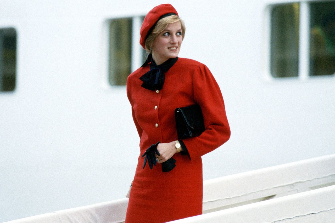 Princess Diana is photographed aboard the P&O Liner at a formal naming ceremony in her honor in Southampton, United Kingdom, on Nov. 15, 1984Credit: Tim Graham Photo Library via Getty Images