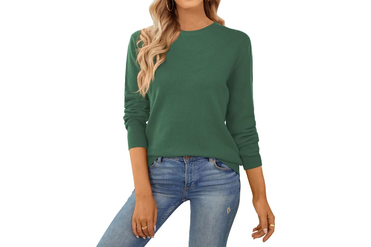 Amazon QUALFORT Women's Sweater Credit: Amazon