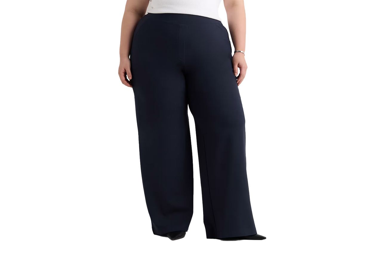 quince Ultra-Stretch Ponte Wide Leg Pants Credit: Quince