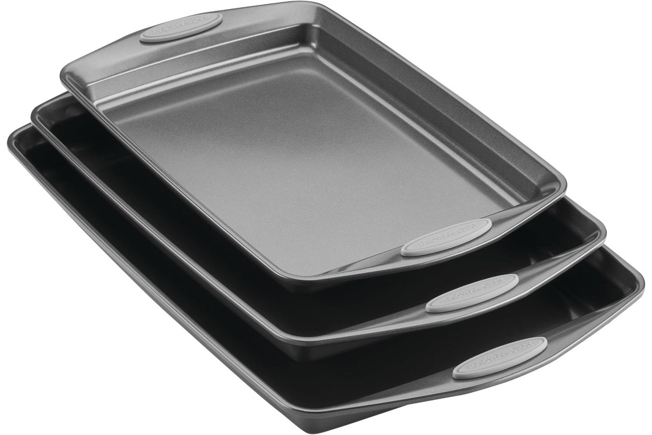 Rachael Ray Bakeware Nonstick Cookie Pan Set Credit: Amazon