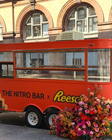 Reese's X Nitro Bar The Nitro Bar launched its first pop-up with Reese’s in N.Y.C.Credit: The Nitro Bar/Instagram