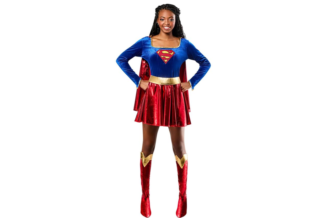 Rubies at Party City DC Comics Superheroes: Supergirl Costume Dress for Adults, Women's Costume Credit: Amazon