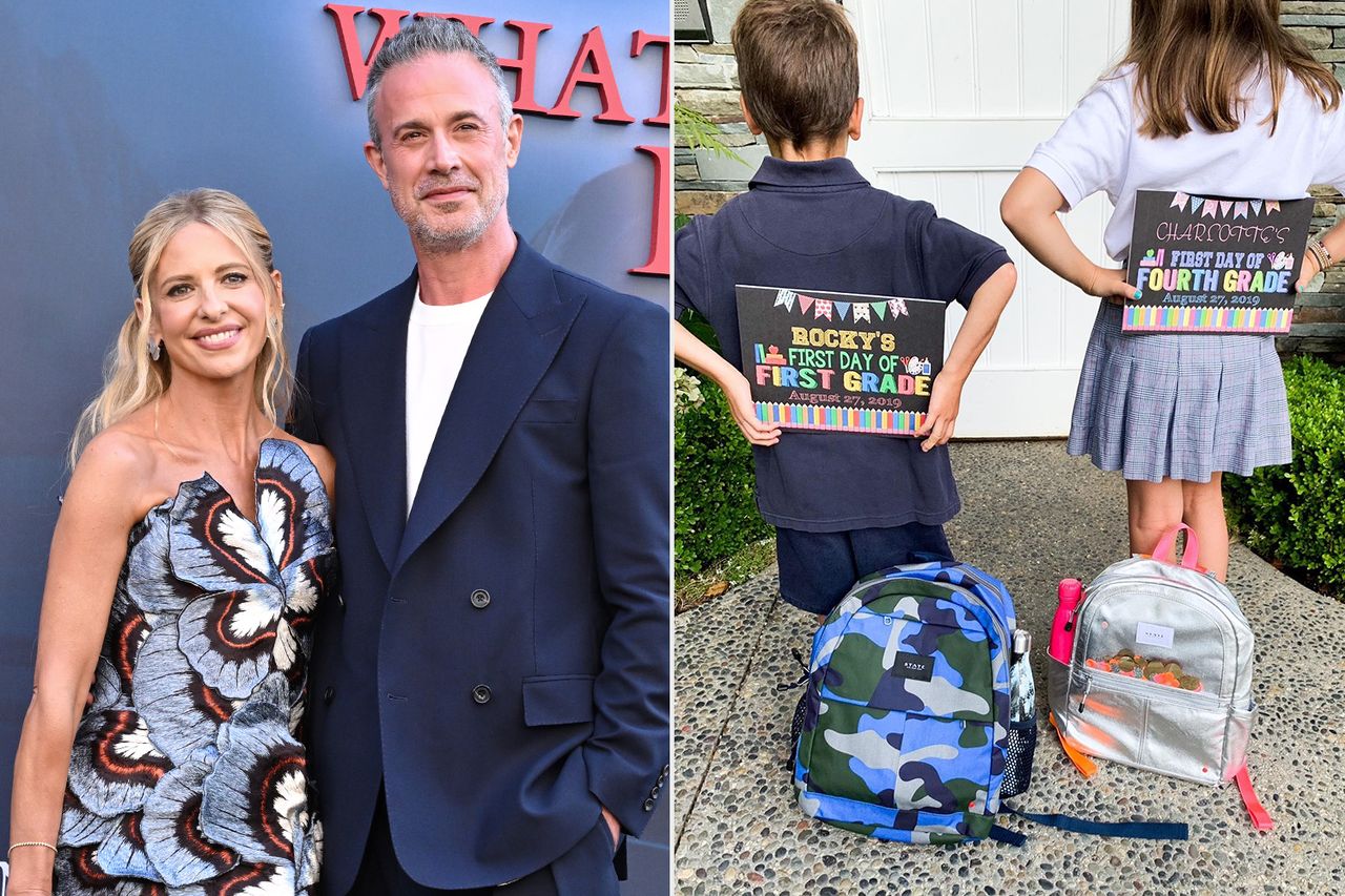 Sarah Michelle Gellar and Freddie Prinze Jr. on July 14, 2025 in Los Angeles, California; Sarah Michelle Gellar and Freddie Prinze Jr.'s two kids Rocky and Charlotte in August 2019. Sarah Michelle Gellar and Freddie Prinze Jr. on July 14, 2025 in Los Angeles, California; Sarah Michelle Gellar and Freddie Prinze Jr.’s two kids Rocky and Charlotte in August 2019.Credit: Axelle/Bauer-Griffin/FilmMagic; Sarah Michelle Gellar/Instagram