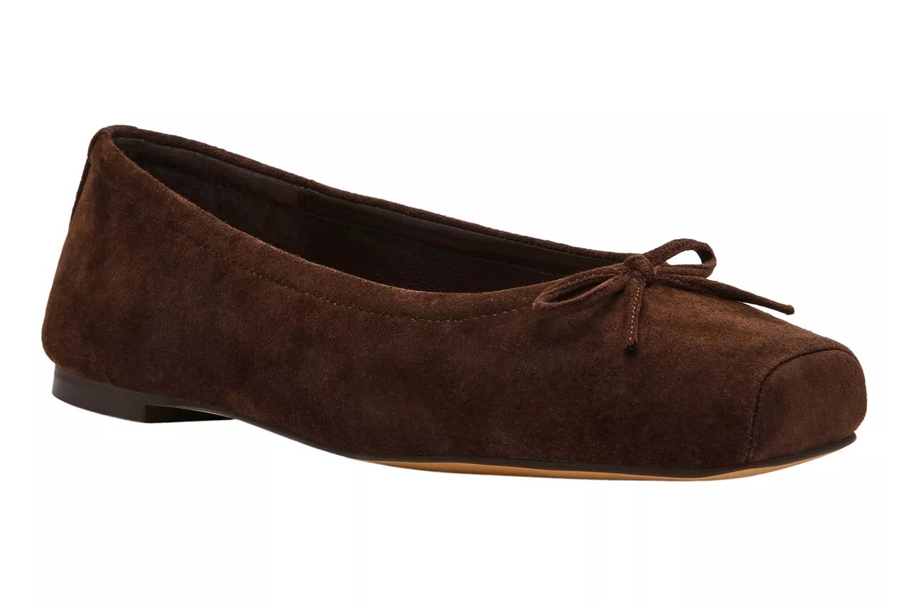 Steve Madden Elevé Square Toe Ballet Flats Credit: Macy's
