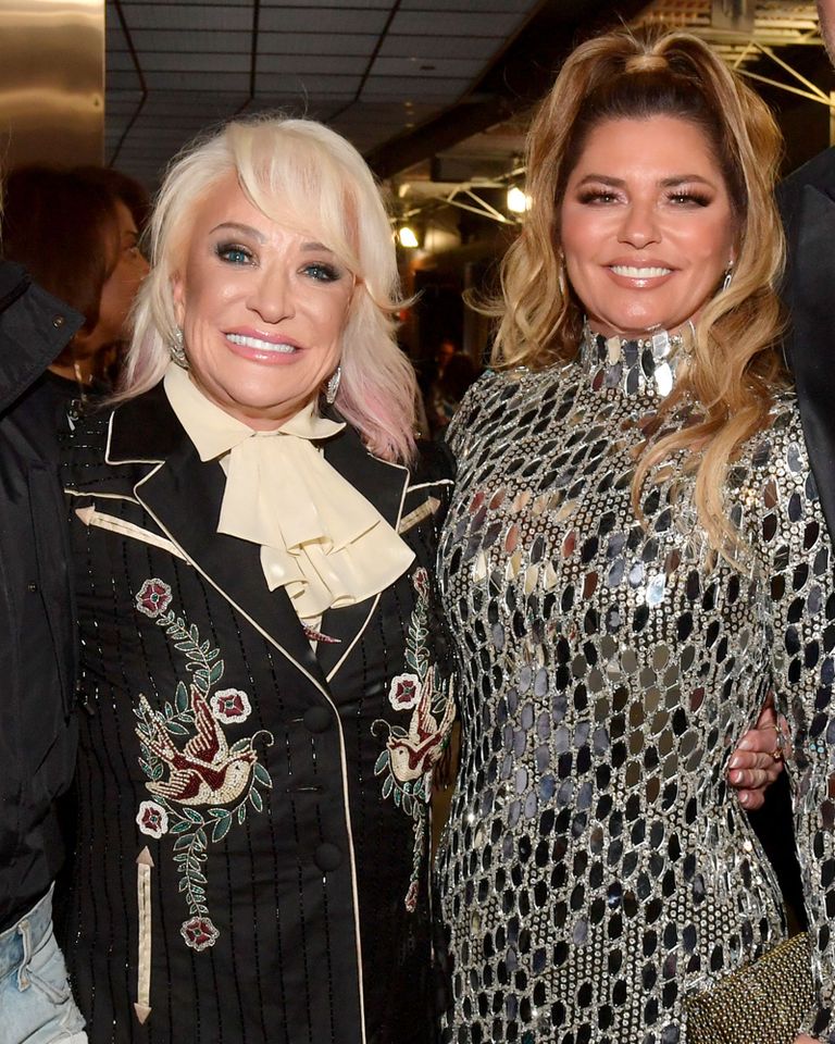 Tanya Tucker and Shania Twain in January 2020 in L.A.Credit: Lester Cohen/Getty