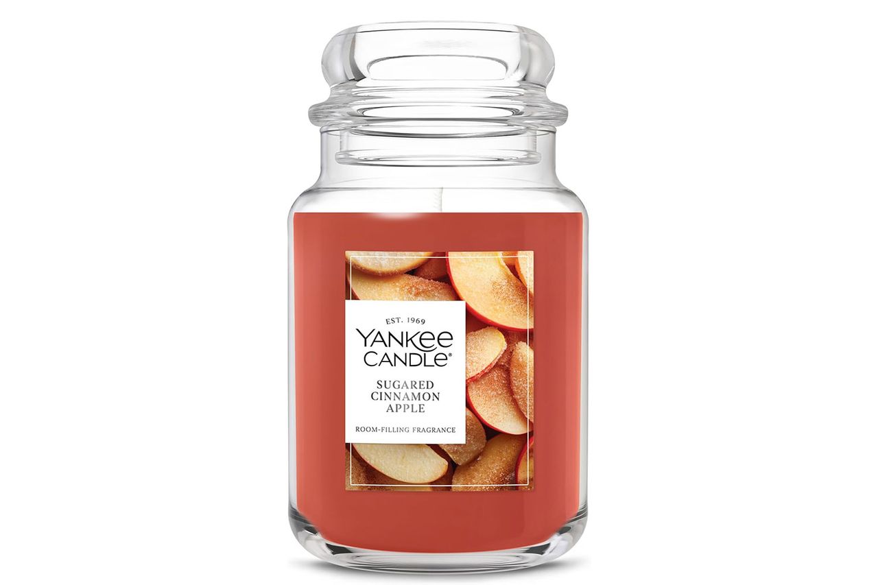 Amazon Yankee Candle Large Jar Scented Candle sugared cinnamon apple Credit: Amazon