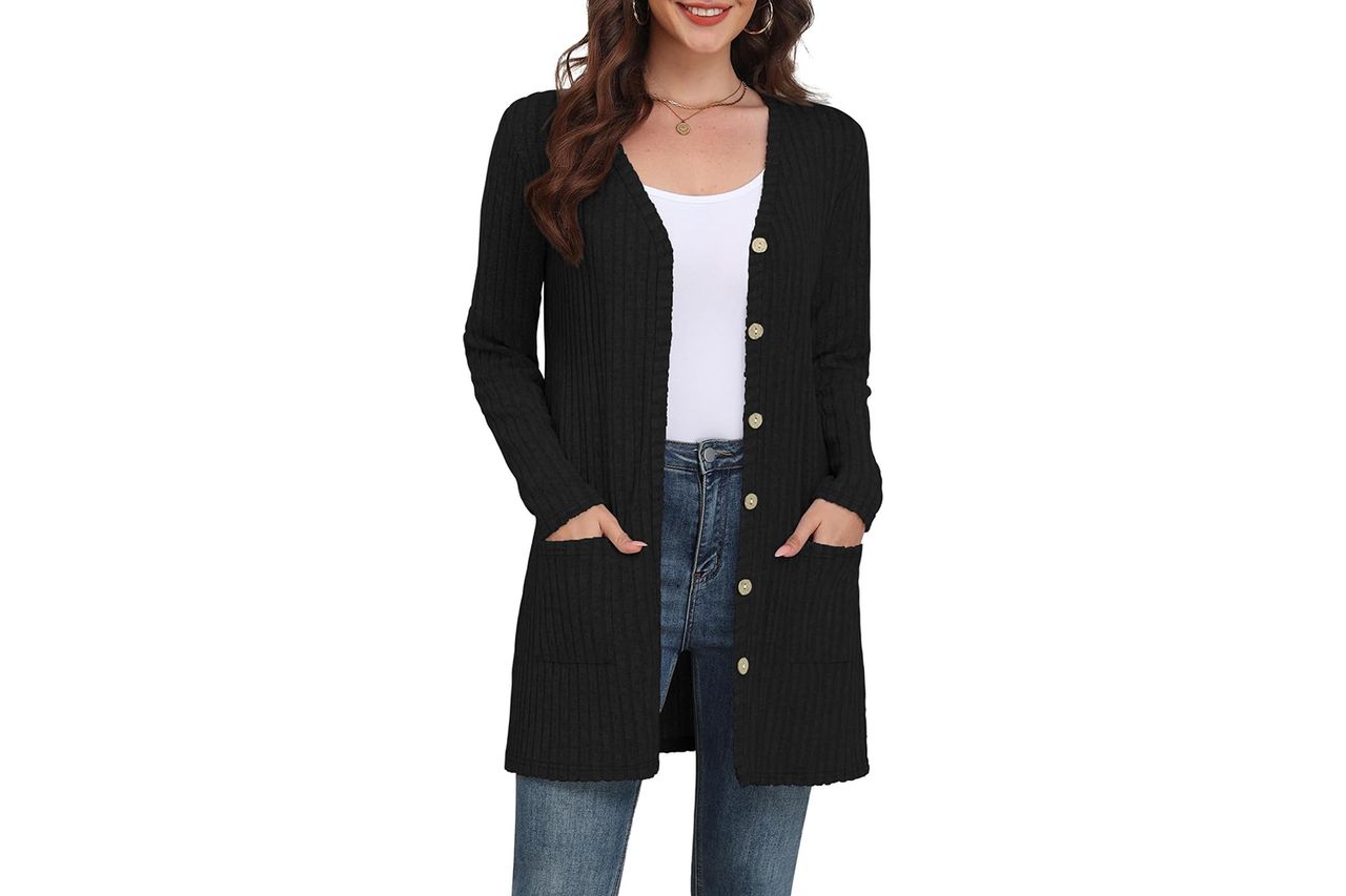 Yincro Long Sleeve Lightweight Cardigan Sweater Credit: Amazon